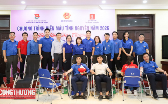“Giọt hồng Công Thương” 2026: Lan tỏa tinh thần sẻ chia vì cộng đồng