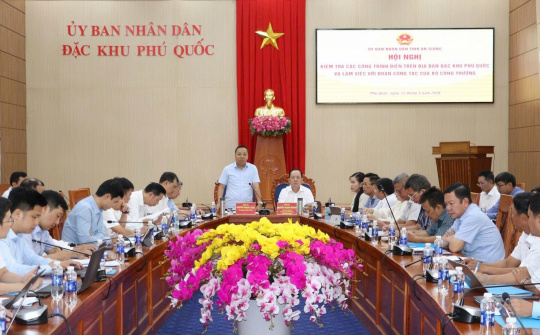 Thứ trưởng Nguyễn Hoàng Long làm việc với tỉnh An Giang về Quy hoạch điện VIII điều chỉnh
