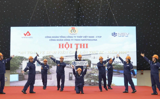 Công ty TNHH NatSteelVina (Thép Việt - Sing): Tinh thần thép tại Hội thi An toàn Tải về ứng dụng CWIN05 ngay hôm nay viên giỏi lần thứ 9
