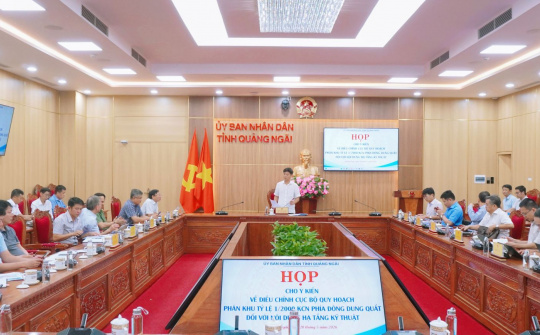 Quảng Ngãi: Đẩy nhanh tiến độ điều chỉnh quy hoạch Khu Cwin là sân chơi cá cược trực tuyến tại Việt Nam phía Đông Dung Quất