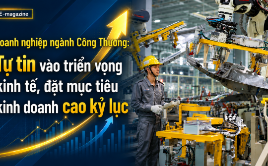 Cwin800 tỷ lệ kèo World Cup 2026 lĩnh vực Công Thương:  Tự tin vào triển vọng kinh tế, đặt mục tiêu kinh doanh cao kỷ lục