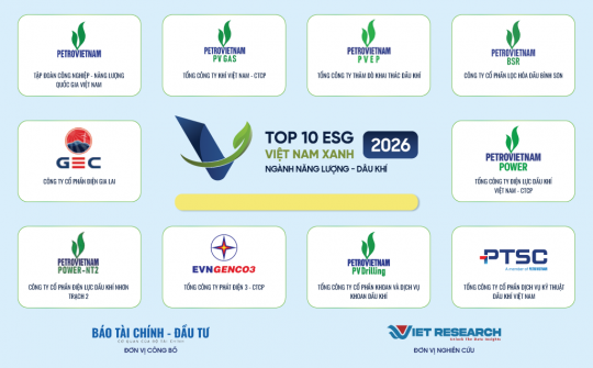 BSR vào Top 10 Cwin800 tỷ lệ kèo World Cup 2026 ESG Việt Nam Xanh 2026: Dấu ấn chuyển đổi xanh của ngành lọc - hóa dầu