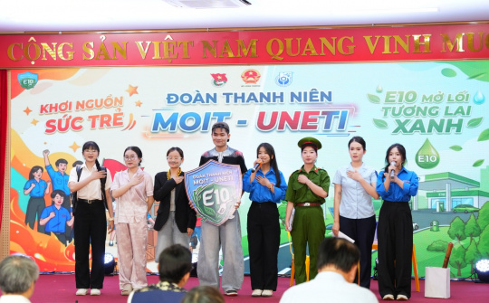 Đoàn Thanh niên MOIT - UNETI giành giải Nhất Cuộc thi “Tìm hiểu lợi ích của xăng E10”