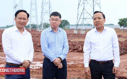 [TIN ẢNH] Kiểm tra thực địa dự án Trạm biến áp 500 kV Bắc Ninh và đường dây đấu nối