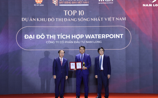3 dự án của Nam Long được vinh danh tại Giải thưởng Quốc gia Bất động sản Việt Nam 2026