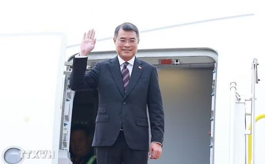 Thủ tướng Lê Minh Hưng lên đường tham dự Hội nghị Cấp cao kỷ niệm 35 năm quan hệ ASEAN-Nga