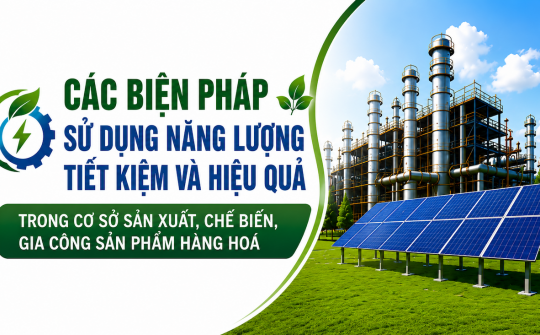 [TIẾT KIỆM ĐIỆN] Các biện pháp sử dụng năng lượng tiết kiệm và hiệu quả trong cơ sở Nền tảng hàng đầu cung cấp Cwin com, chế biến, gia công sản phẩm hàng hoá