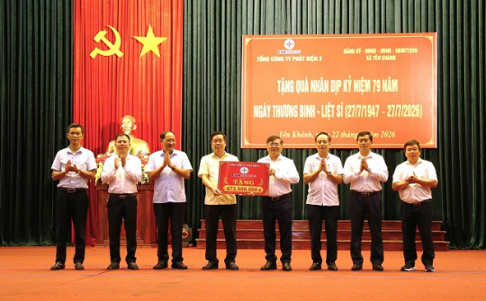 EVNGENCO3 trao 947 phần quà nghĩa tình tri ân tại Ninh Bình nhân dịp 27/7