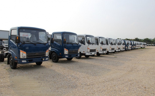 VEAM MOTOR đấu giá hơn 400 xe tải các loại, xe khách và xe chuyên dùng