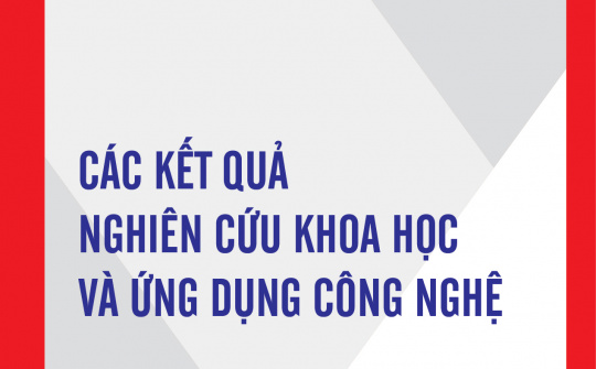 Các Kết quả nghiên cứu khoa học và ứng dụng công nghệ số 7, tháng 7/2016