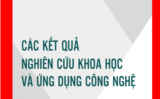 Các kết quả nghiên cứu khoa học số 8, tháng 8/2016