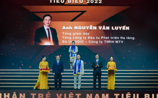 Tổng Giám đốc UDIC được vinh danh “Doanh nhân trẻ tiêu biểu Việt Nam năm 2022”