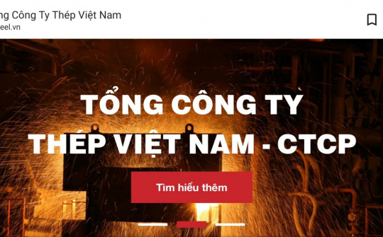 Tổng công ty Thép Việt Nam - CTCP: Chính thức ra mắt cổng Cổng thông tin điện tử
