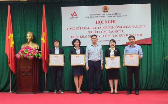 Công đoàn VNSTEEL: Tổng kết công tác tài chính 2020