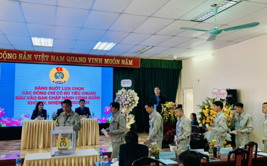 Đại hội đại biểu Công đoàn Công ty CP Tôn mạ VNSTEEL Thăng Long lần thứ IV nhiệm kỳ 2023 – 2028: Kiểu mẫu, công khai, minh bạch và thành công