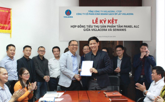 Viglacera ký kết hợp đồng trị giá hàng triệu USD Cwin Đăng Ký + 1888k tấm  panel ALC qua Singapore