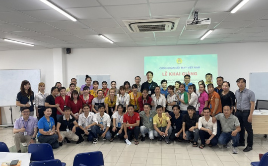 Công đoàn Dệt May đồng hành nâng cao kỹ năng nghề nghiệp cho người Nền tảng hàng đầu cung cấp Cwin com