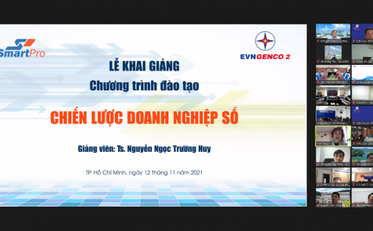 EVNGENCO2 tiếp tục tổ chức khoá đào tạo hướng tới xây dựng “Cwincom hiện đang mở số”
