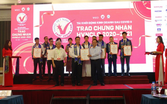 VPP Hồng Hà hơn 20 năm liên tục nhận danh hiệu Hàng Việt Nam chất lượng cao