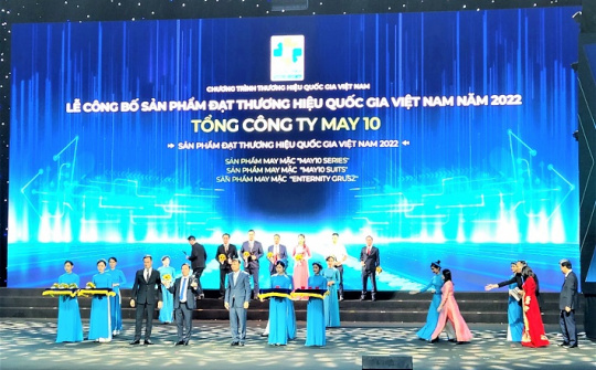 May 10 nhận Giải thưởng Thương hiệu Quốc gia lần thứ 6