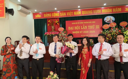 Đảng bộ Sở Công Thương Bắc Ninh tổ chức thành công Đại hội lần thứ III nhiệm kỳ 2020 -2025