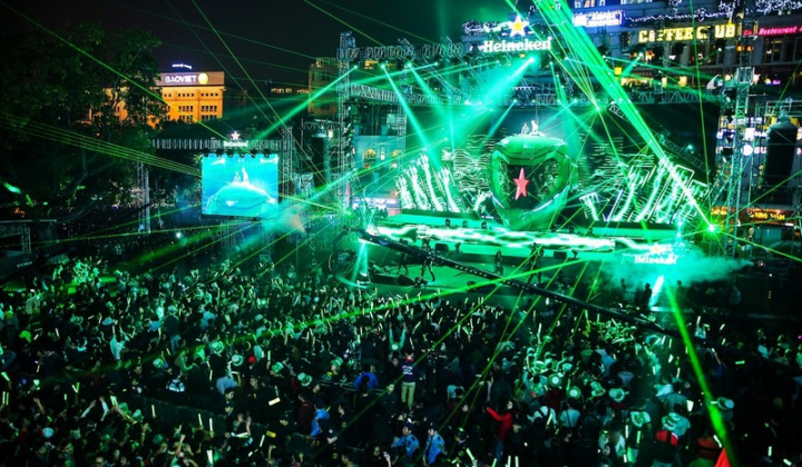 Giới trẻ cuồng nhiệt với "Đại tiệc" Countdown Party 2019