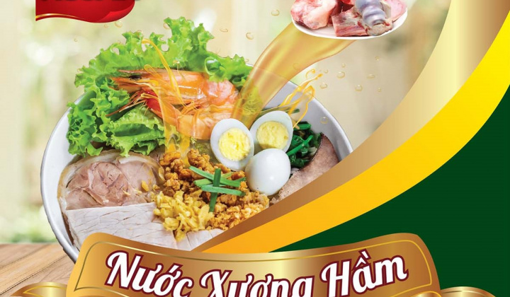 Dinh dưỡng và tiện lợi cùng nước xương hầm