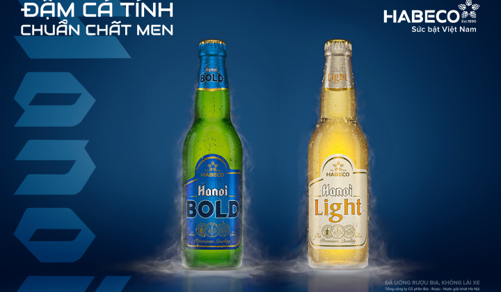 Bùng nổ trải nghiệm với Hanoi Bold và Hanoi Light - Vị bia dành cho giới trẻ