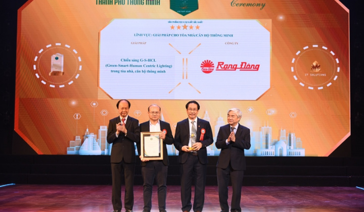 Rạng Đông được xếp hạng 5 sao của Giải thưởng Thành phố thông minh 2020