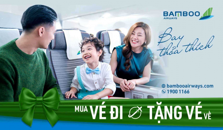Khách chỉ cần mua vé máy bay chiều đi, có ngay chiều về miễn phí