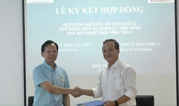 EPS ký hợp đồng gia hạn dịch vụ quản lý, vận hành Nhiệt điện Vĩnh Tân 4