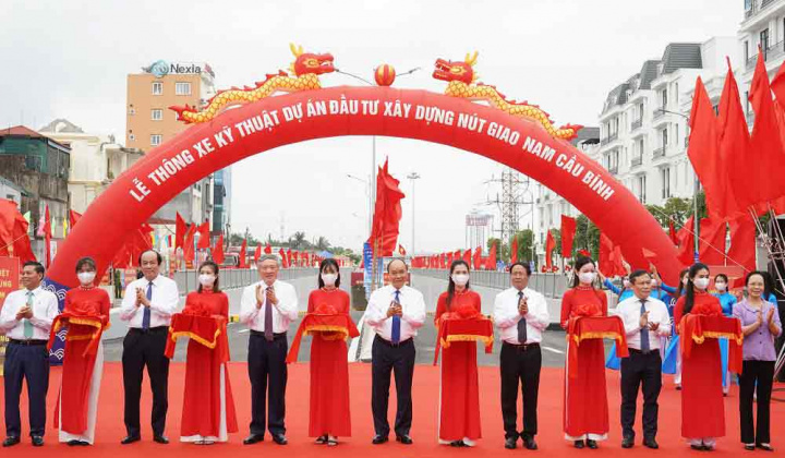 Thông xe kỹ thuật Dự án nút giao Nam Cầu Bính, Hải Phòng