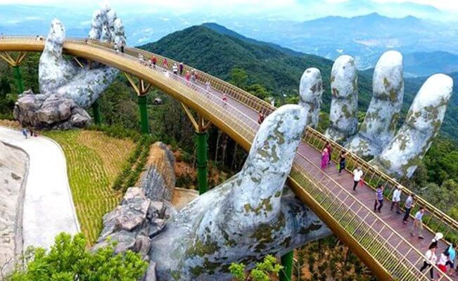 Cầu Vàng của Việt Nam giành giải bức ảnh đẹp nhất Architecture 2020 của Agora