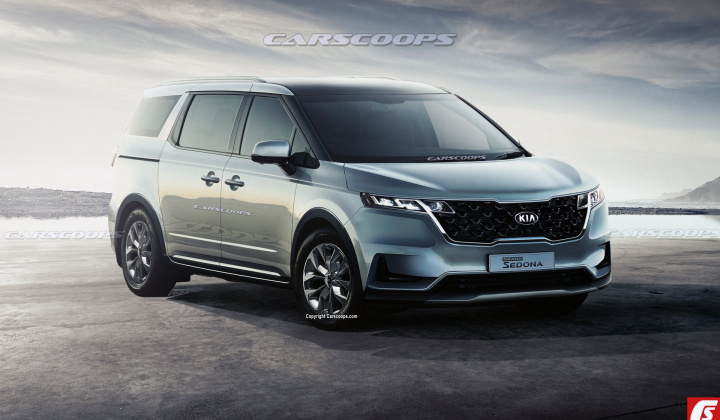 Xem trước mẫu xe MPV Kia Sedona 2021, nâng cấp thiết kế và động cơ