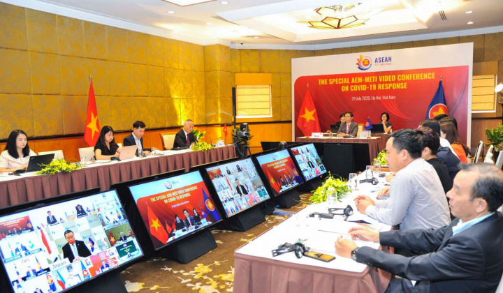 Các Bộ trưởng ASEAN - Nhật Bản thông qua Kế hoạch hành động phục hồi kinh tế