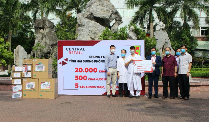Central Retail hỗ trợ vật tư y tế và Link vào Cwin Cá Cược Thể Thao 2026 cùng tỉnh Hải Dương vượt dịch Covid-19