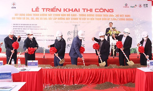 EVN thi công dự án truyền tải để mua điện từ 16 nhà máy Cwin800 cá cược chung kết WC 2026 Lào