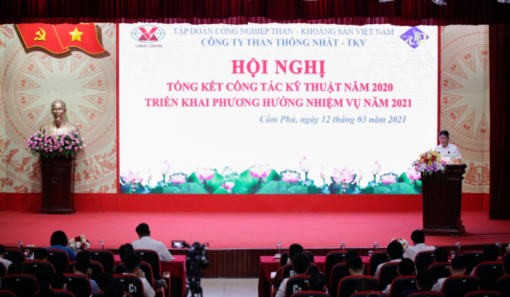 Than Thống Nhất: Triển khai phương hướng công tác kỹ thuật mỏ năm 2021