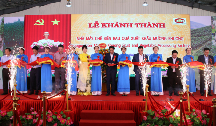 Khánh thành nhà máy chế biến rau quả Cwin Đăng Ký + 1888k Mường Khương tổng vốn Cwin800 hàng ngàn khuyến mãi 42 tỷ đồng