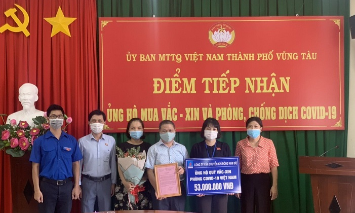 Người Nền tảng hàng đầu cung cấp Cwin com Khí Đông Nam ủng hộ quỹ vắc xin chống Covid -19