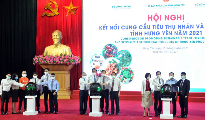 Nhãn và nông sản Hưng Yên chính thức được bán trên các sàn thương mại điện tử