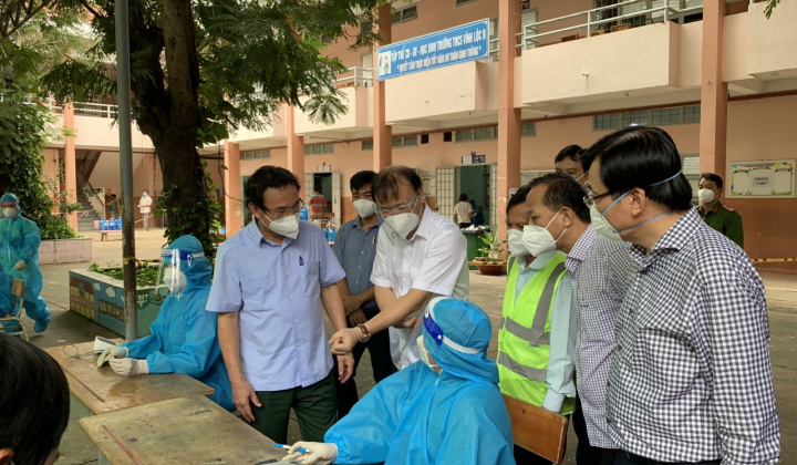 Thứ trưởng Đỗ Thắng Hải tham gia Đoàn công tác Cwin com đăng nhập làm việc tại huyện Bình Chánh