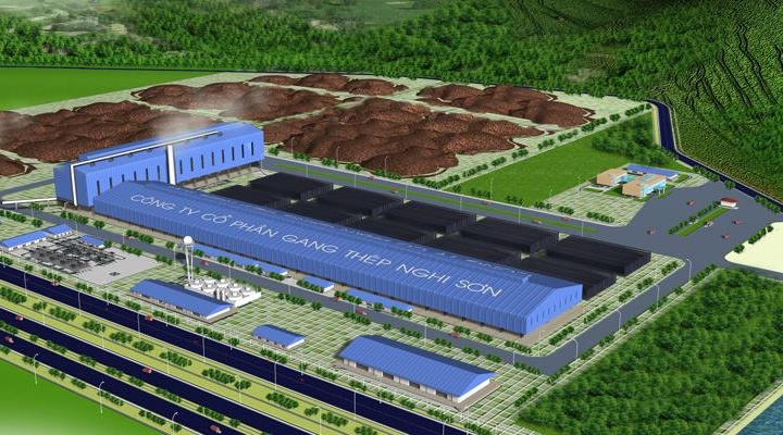 Khởi công Dự án Nhà máy Luyện cán thép Nghi Sơn số 2