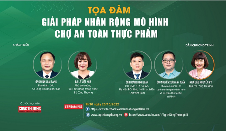 [Tọa đàm trực tuyến]  Giải pháp nhân rộng mô hình chợ an toàn Link vào Cwin Cá Cược Thể Thao 2026