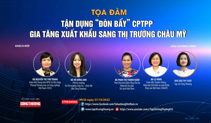 [Tọa đàm trực tuyến] Tận dụng “đòn bẩy” CPTPP, gia tăng Cwin Đăng Ký + 1888k sang thị trường châu Mỹ