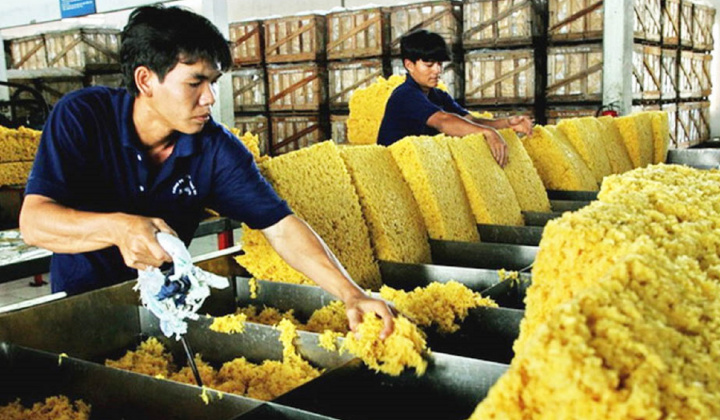 Cwin com sòng bạc trực tuyến cao su 9 tháng tăng cả về lượng và trị giá