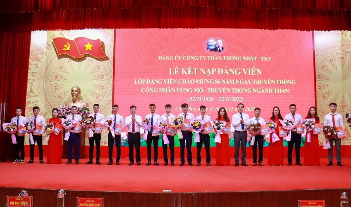 Đảng bộ Công ty Than Thống Nhất - TKV thực hiện tốt công tác phát triển đảng viên