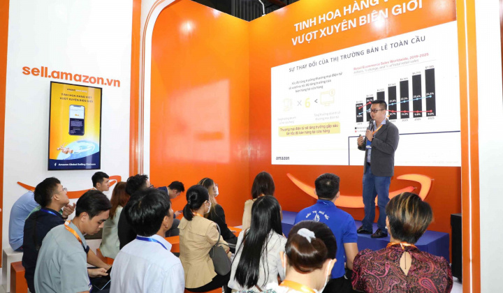 Amazon Global Selling mở cửa cho Cwincom hiện đang mở Việt "ra biển lớn" tại VIETNAM EXPO 2022