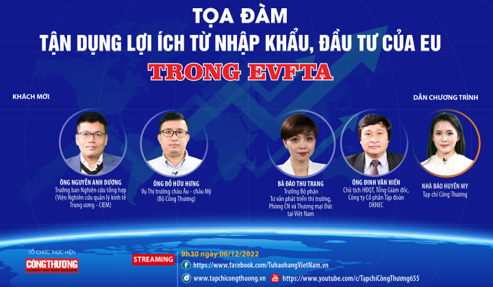 [Tọa đàm trực tuyến] Tận dụng lợi ích từ Cwin com sòng bạc trực tuyến, Cwin800 hàng ngàn khuyến mãi của EU trong EVFTA