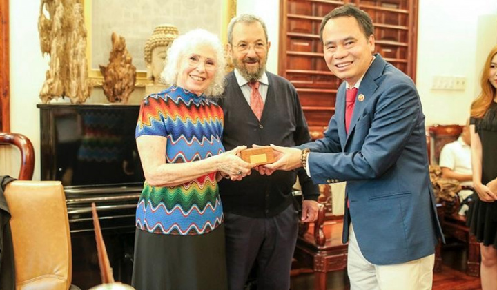 Cựu thủ tướng Israel kết nối để công ty Trầm hương Khánh Hòa hợp tác công nghệ y sinh với Israel